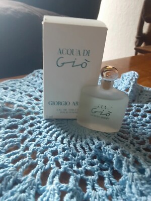Giorgio Armani Acqua Di Gio Eau de Toilette Miniature France Fragrance NOS NIB