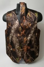 HBDesign New camouflage formal vest And matching tie SHIP from USA Size S Small