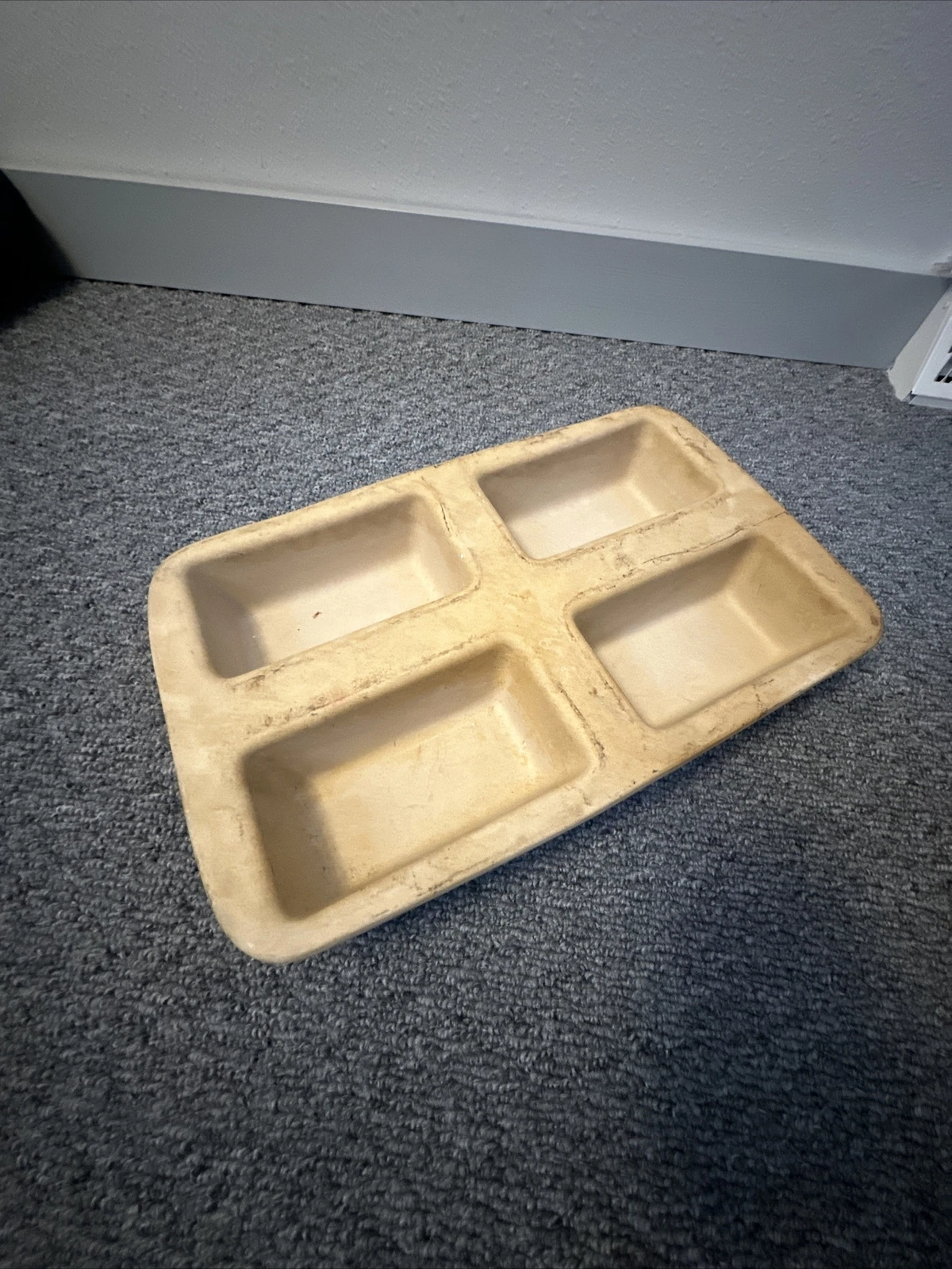 The Pampered Chef Family Heritage Classics Collection 4 Mini Loaf Pan Stoneware