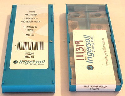 APKT 160408R IN2030 INGERSOLL 10 INSERTS GENUINE FACTORY PACK apkt-160408r-in2030-ingersoll-10-inserts-genuine-factory-pack