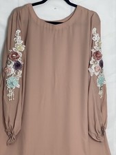 latest Pakistani Chiffon georgette Kurti/kurta embroidery medium bust 40