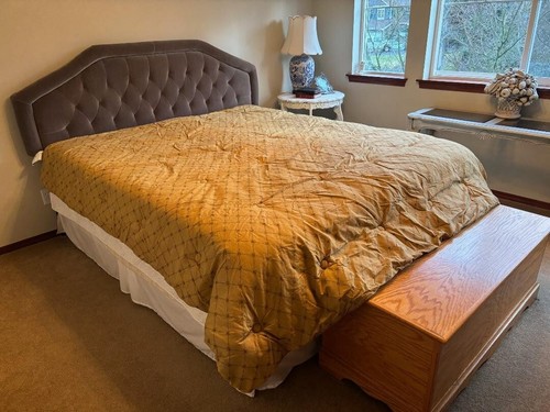 CROSCILL IMPERIAL EMPRESS QUEEN RED, GOLD, BLACK, DAMASK COMFORTER & SHAMS #428 - Picture 11 of 19