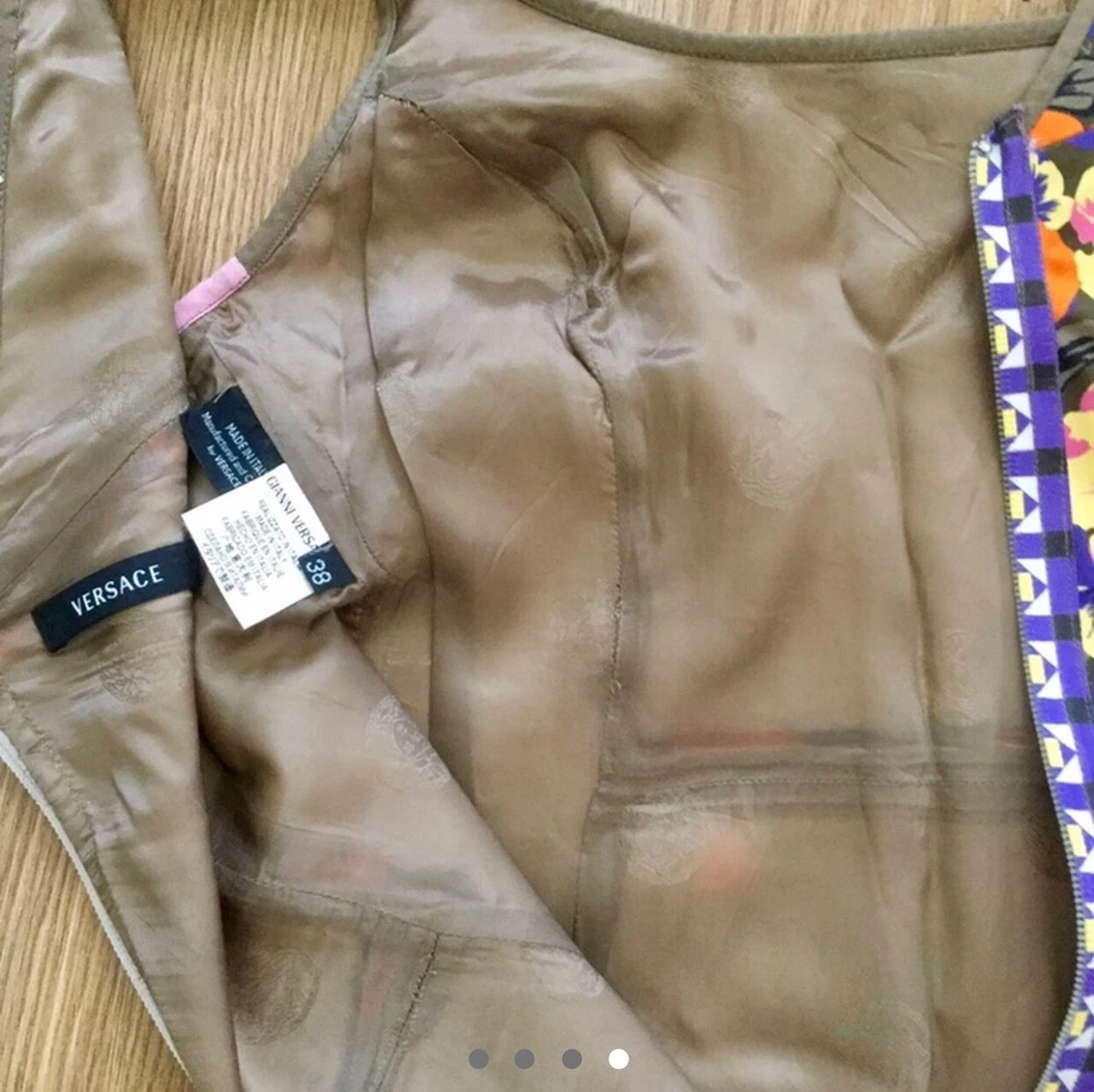 Abito vintage Versace floreale taglia 6 8