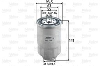 Valeo 587709 Kraftstofffilter FüR VW Toyota Ford Nissan Mitsubishi Mazda Subaru