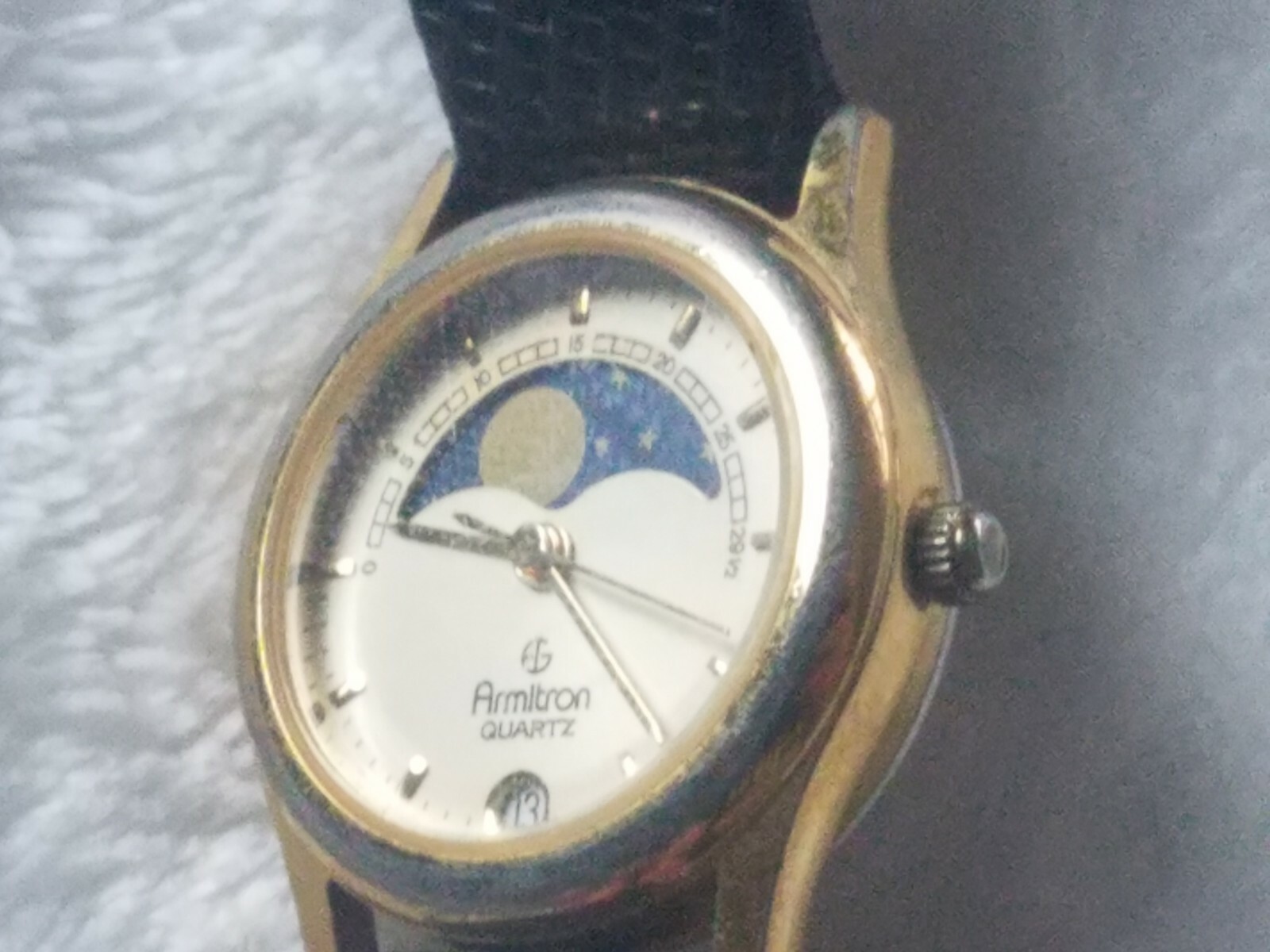 armitron moon phase watch