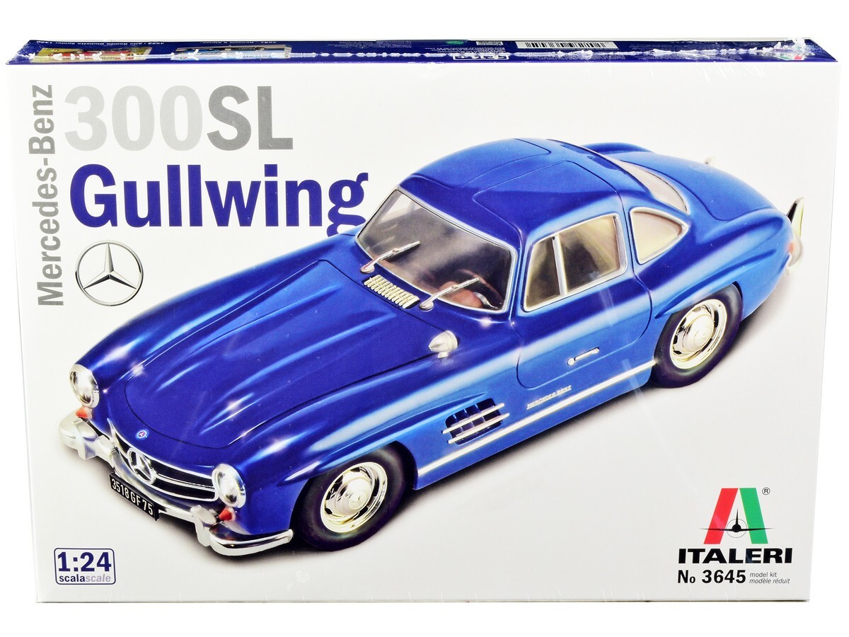 Italeri Skill 3 Model Kit Mercedes Benz 300 SL Gullwing 1/24