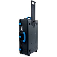 Black  Blue Pelican 1615 Air case No Foam. With wheels.