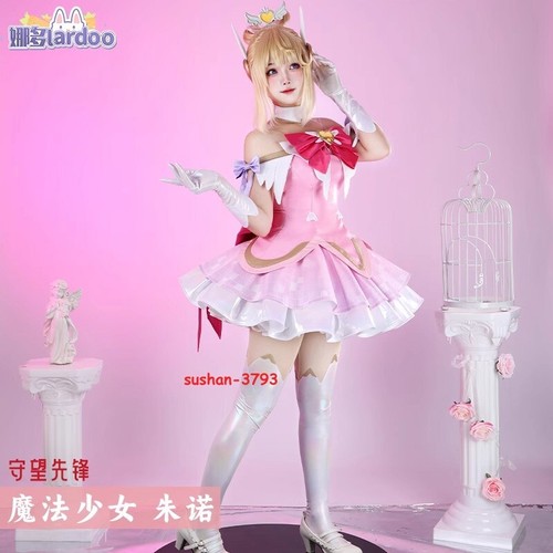 Game OVERWATCH2 Juno Costume Outfit Cosplay Dress Suit Halloween Skirt Full Set - Picture 3 of 20