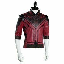 Shang-Chi and the Legend of the Ten Rings PU Leather Cosplay Costume Jacket Coat