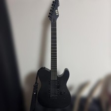 LTD TE-401 Chitarra elettrica 25,5 pollici mogano ha rumore con custodia morbida