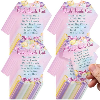 300 Pieces T Shirt Washing Instructions Cards Direction Shirt Care Wash Instr...