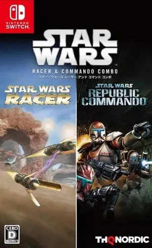 Star Wars Episode 1 Racer and Republic Commando Switch Japan Used Combo