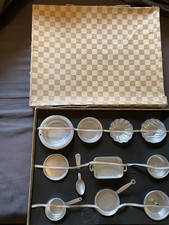 Vintage Childs Pot And Pan Set In Original Box- Adorable 