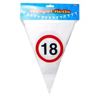 "1 Wimpel - Girlande \" 18 \" 10M 18.Geburtstag Girlanden Party Deko"