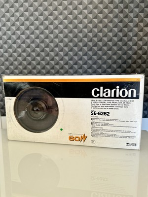 Vintage Clarion SE6262 16cm 60W 2 Wege Koaxial Auto Lautsprecher Old School Auto Audio