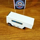Hot Wheels The Heavyweights Redline Moving Van Trailer White Hong Kong HK 1970