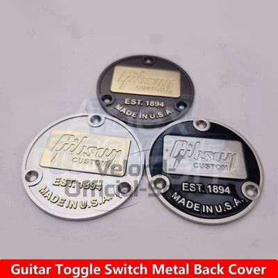 Metal Guitar Toggle Switch Back Plate Cover for Gibson LP Les Paul Guitar Parts