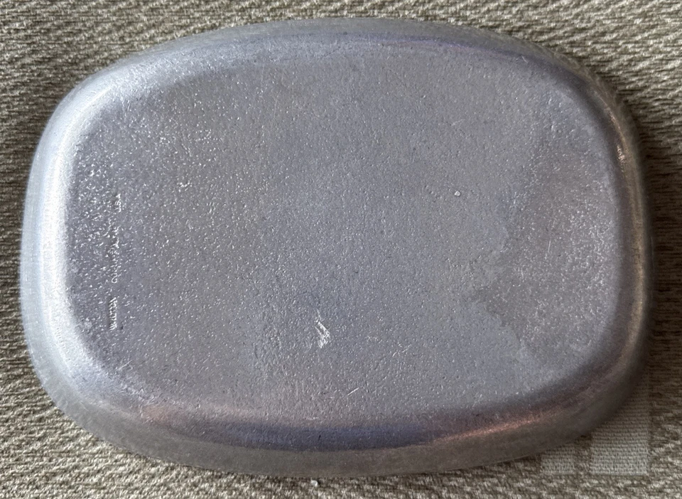 Bandeja de peltre de pan diario Wilton Give Us This Day de colección hecha en EE. UU. Foto 2 de 3