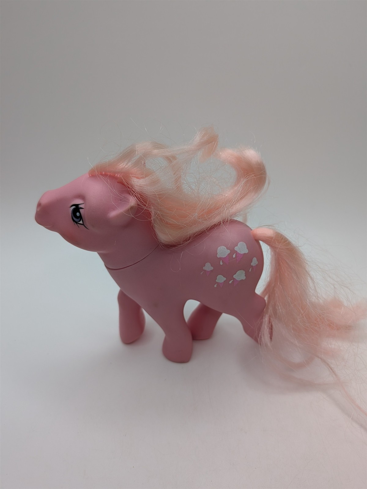 Vintage Hasbro 1984 My Little Pony G1 Lickety Split Pink /w Ice Cream Cones