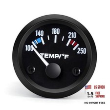 2" Water Temperature Gauge with Sensor 100-250  Digital Thermometer for Cars