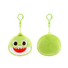PINKFONG Baby Shark Doll Keyring Toys Bag Accessory - Grandpa Shark, Green