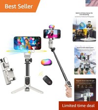 M1 Pro Gimbal Stabilizer: 4-in-1 Selfie Stick Tripod with 360  Face Tracking