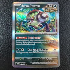 123/182 pokemon card - Scarlet & Violet - Paradox Rift - Brute Bonnet The item may be similar but not exactly the same as the image (e.g Brute Bonnet 123/182 - Pokemon