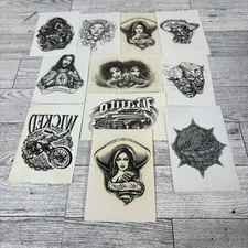 11 Vintage Aztlan Lowrider Vending Machine Temporary Tattoo 1999-2000 Rare