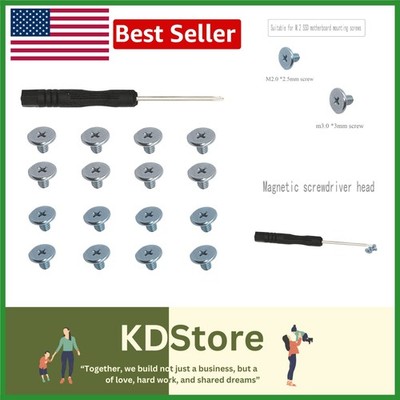 M.2 SSD Screws Kit for PCIe NVMe & ASUS Motherboards