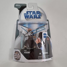 STAR WARS The Clone Wars PLO KOON No.14 Hasbro MOC OVP + Star Case