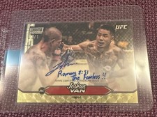 2025 Topps Stadium UFC Joshua Van Superfractor 1/1 Autograph RC Romans 3:18