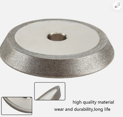3 Inch Electroplate Diamond Grinding Wheel for Grinder Carbide Cutter 1/2'' Arbor