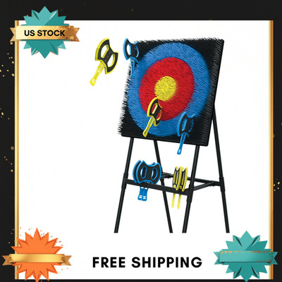 Axe Throwing Game Set - 5 ft Tall Pack of 8 - Precision Bristle Catcher