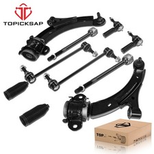 Front Lower Control Arms Sway Bar Links Tie Rod Ends Kit For 2010 Ford Mustang
