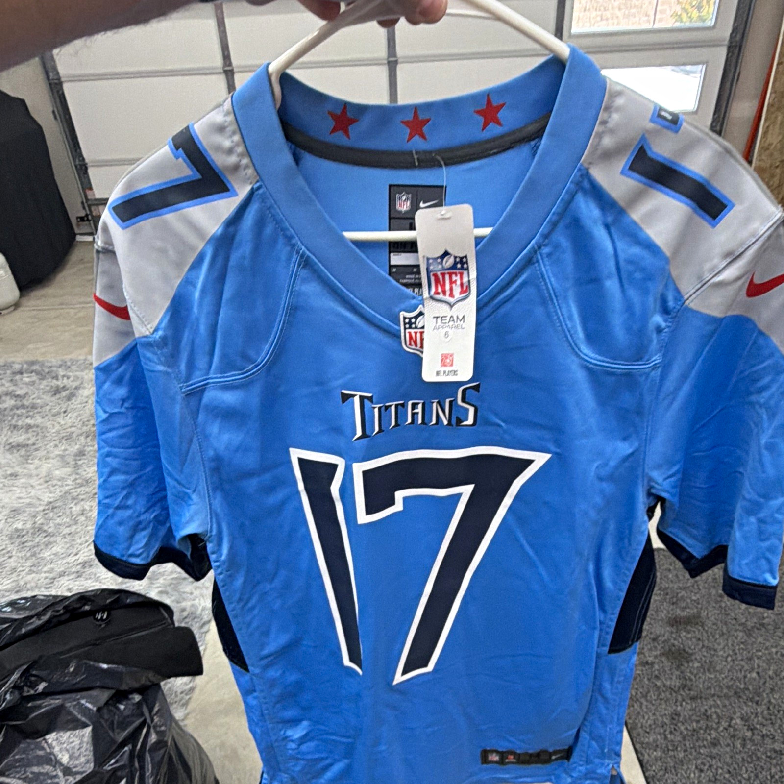 Nike Tennessee Titans NFL Ryan Tannehill #17 Jersey Blue/Gray Men's M