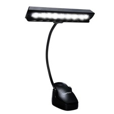 Clip On Dimmable LED Music Stand Piano Book Lamp Black