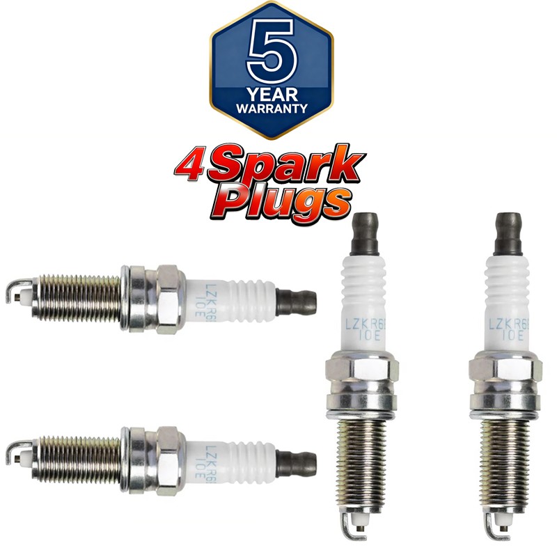 SET OF 4 SPARK PLUGS NICKLE CORE SET 18858-10090 FOR HYUNDAI ELANTRA 2011-2022