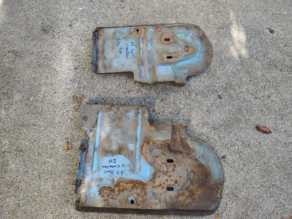 1965 Pontiac Catalina Bonneville Grand Prix Lower Fender Filler Access Panels - Image 2 of 4