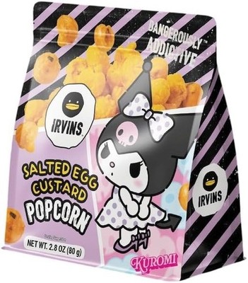 IRVINS | Kuromi Salted Egg Custard Popcorn (80g) x 3 packs