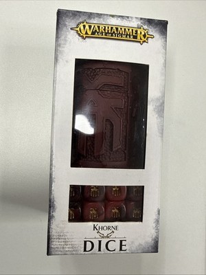 Age of Sigmar - Khorne Würfel & Becher/Halter