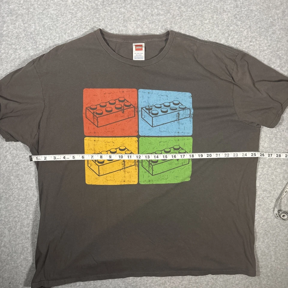 Lego Label - LEGO BUILDING BLOCKS Bricks (2XL) T-Shirt - Image 4 of 4