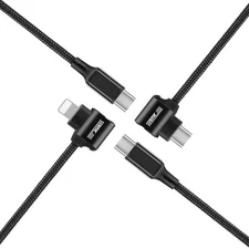 1.2m Cables Type-C to Type-C/IOS Transmission for DJI FPV V2 Goggles VR Glasses