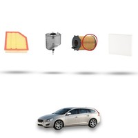 Hoffcar Set Service - 4 Filter FüR Volvo V60 1.6 D2 84Kw Von 2011