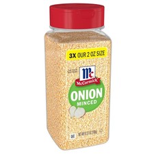 McCormick Minced Onion, 6.37 oz Ounce Pack of 1 