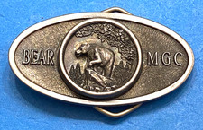 Vintage BEAR MGC Bear  Son Cutlery Pocket Knives Knife Belt Buckle