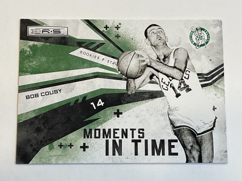 Bob Cousy #1 2010 Panini Rookies & Stars Moments in Time card