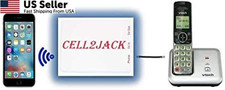 Cell Phone to Landline Phone Adapter Converter Dock Make Receive Calls USA