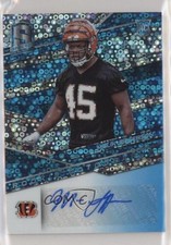 2018 Panini Spectra Rookie Neon Blue Prizm 114/149 Malik Jefferson #194 Auto qc0