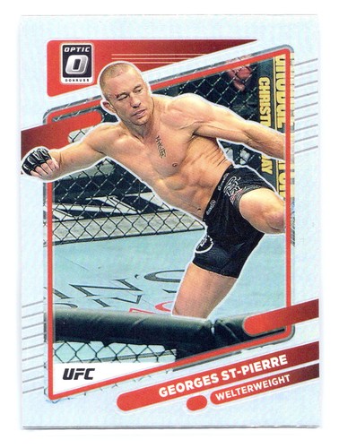 Georges St Pierre [Holo] #57 2022 Panini Donruss Optic UFC card