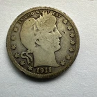 1911 25C Barber Quarter